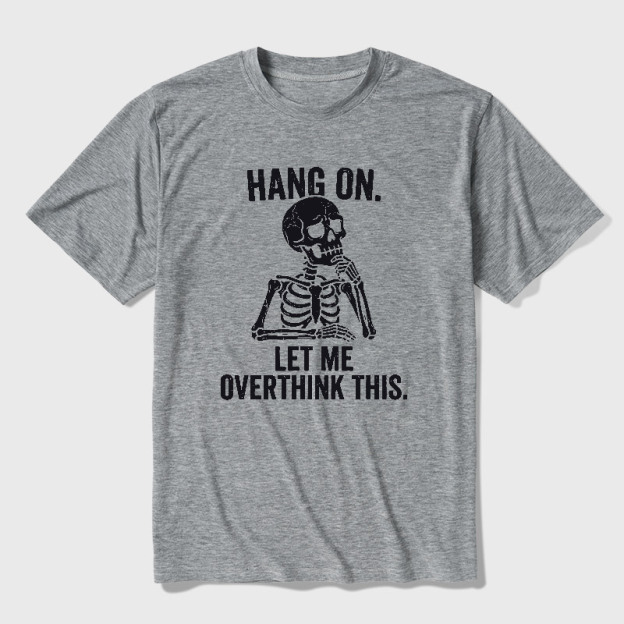 Hang On, Let Me Overthink This Ultra Soft Heather Tee