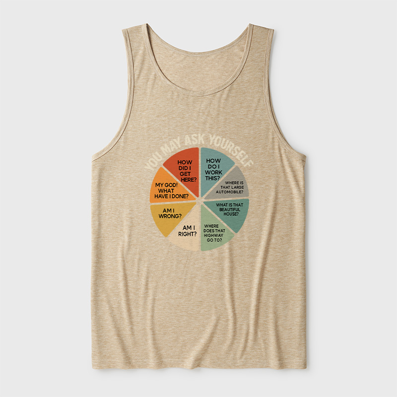 You May Ask Yourself Ultra Soft Heather Tank