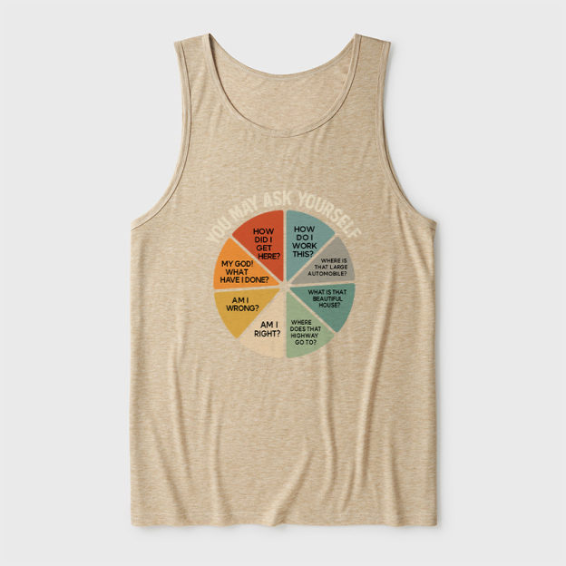 You May Ask Yourself Ultra Soft Heather Tank