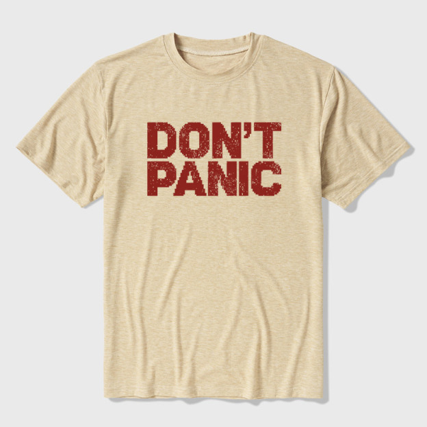 Don't Panic Ultra Soft Heather Tee