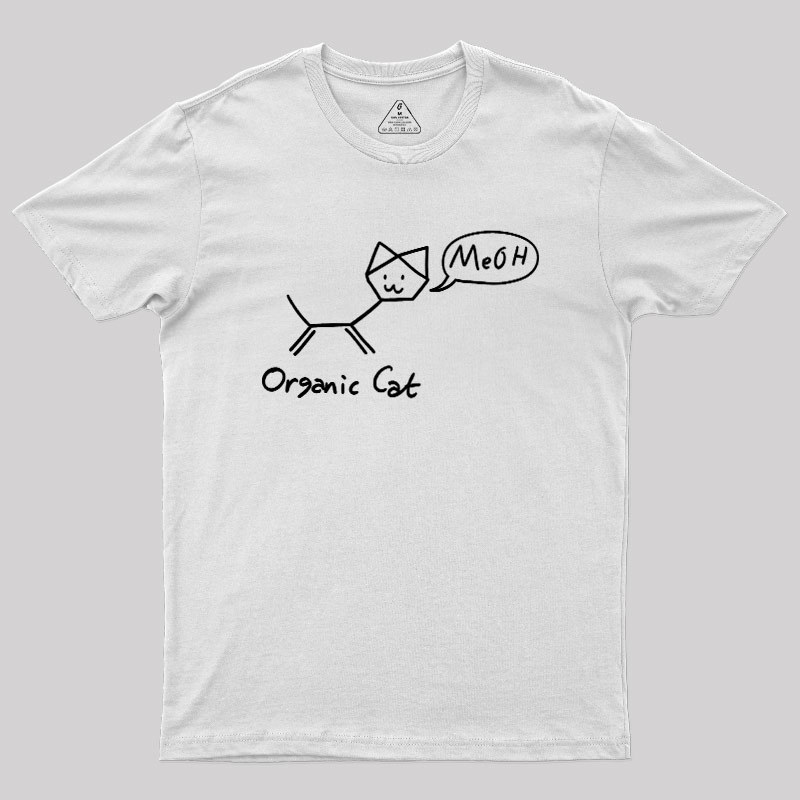 Organic Cat Funny Geek T-Shirt