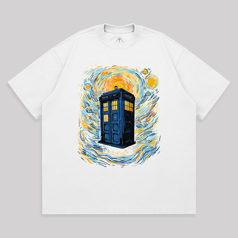 Starry Blue Box Unisex Oversized T-shirt