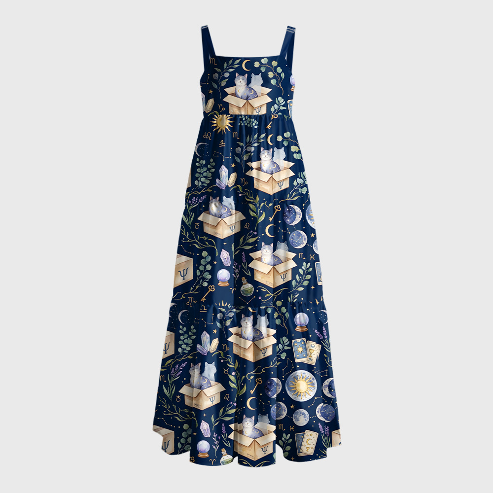 Geeksoutfit Geek Tiered Cami Maxi Dress for Sale