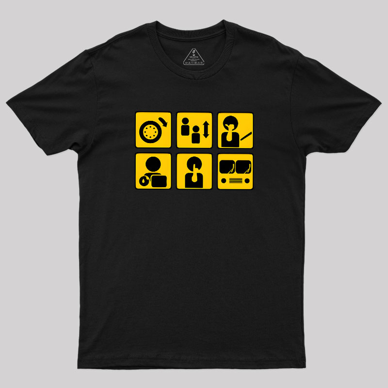 People On The Bus Geek T-Shirt