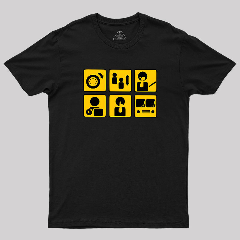 People On The Bus Geek T-Shirt