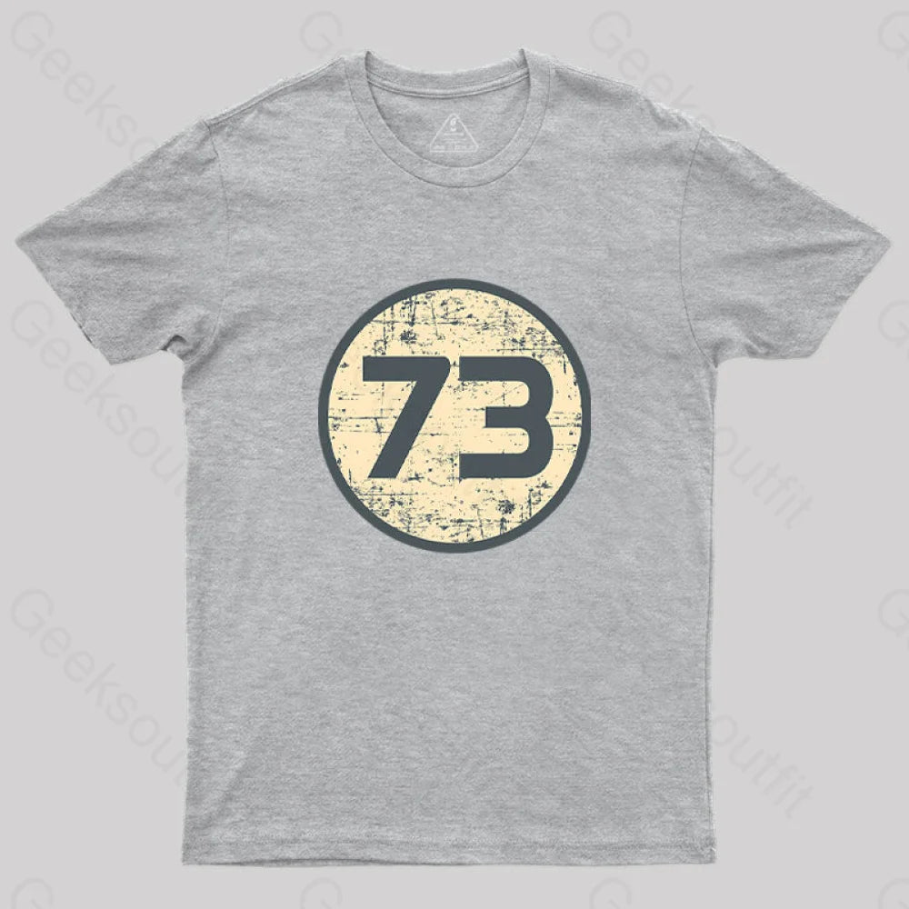 73 Geek T-Shirt Grey / S