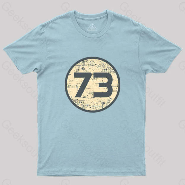 73 Geek T-Shirt Light Blue / S