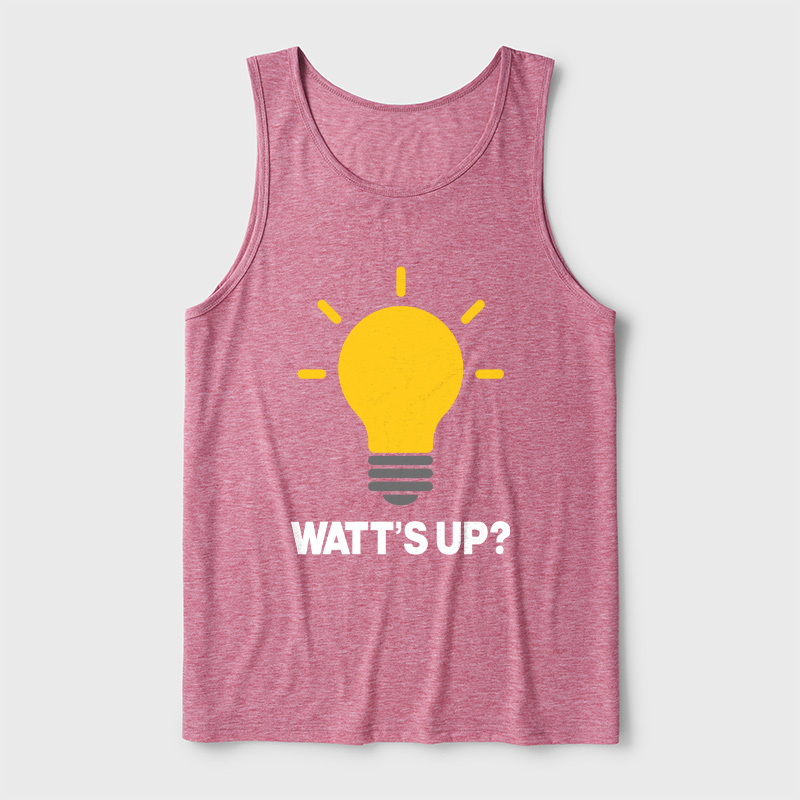 Watt's Up Ultra Soft Heather Tank