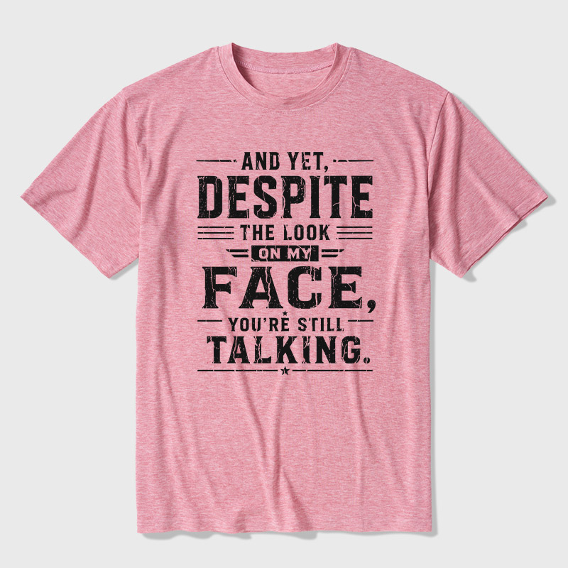 Funny Words Ultra Soft Heather Tee