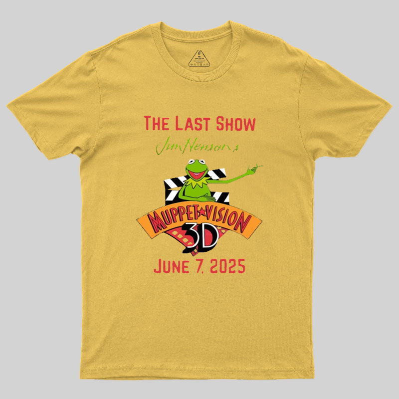 The Last Show Muppet Vision 3D Geek T-Shirt