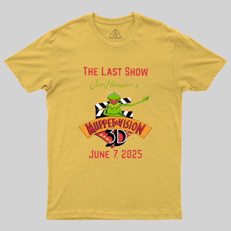 The Last Show Muppet Vision 3D Geek T-Shirt