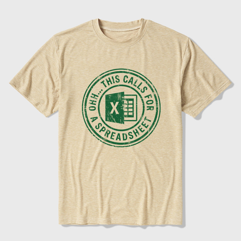 Ohh This Calls For A Spreadsheet Ultra Soft Heather Tee