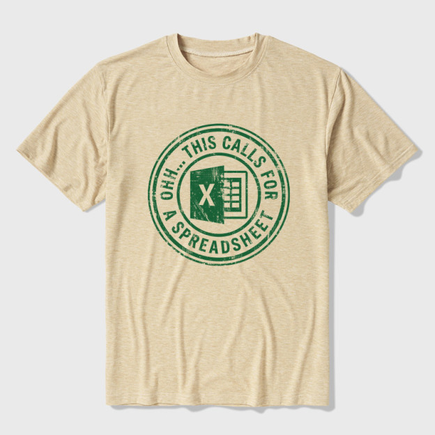 Ohh This Calls For A Spreadsheet Ultra Soft Heather Tee