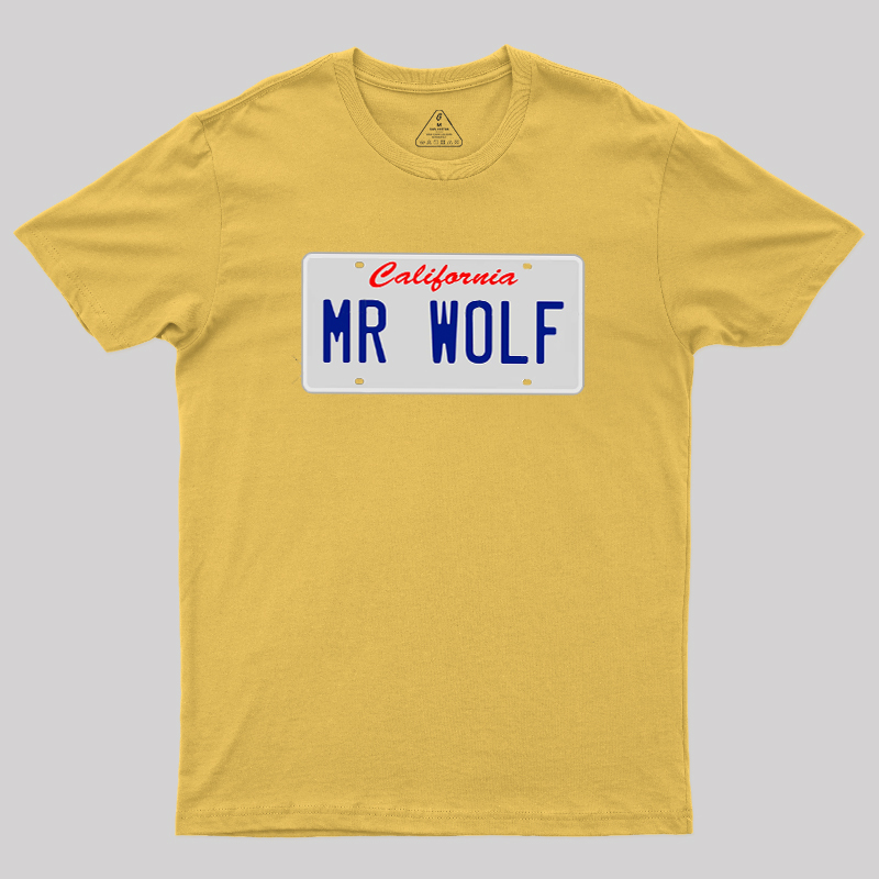 Mr. Wolf Pulp Fiction Geek T-Shirt