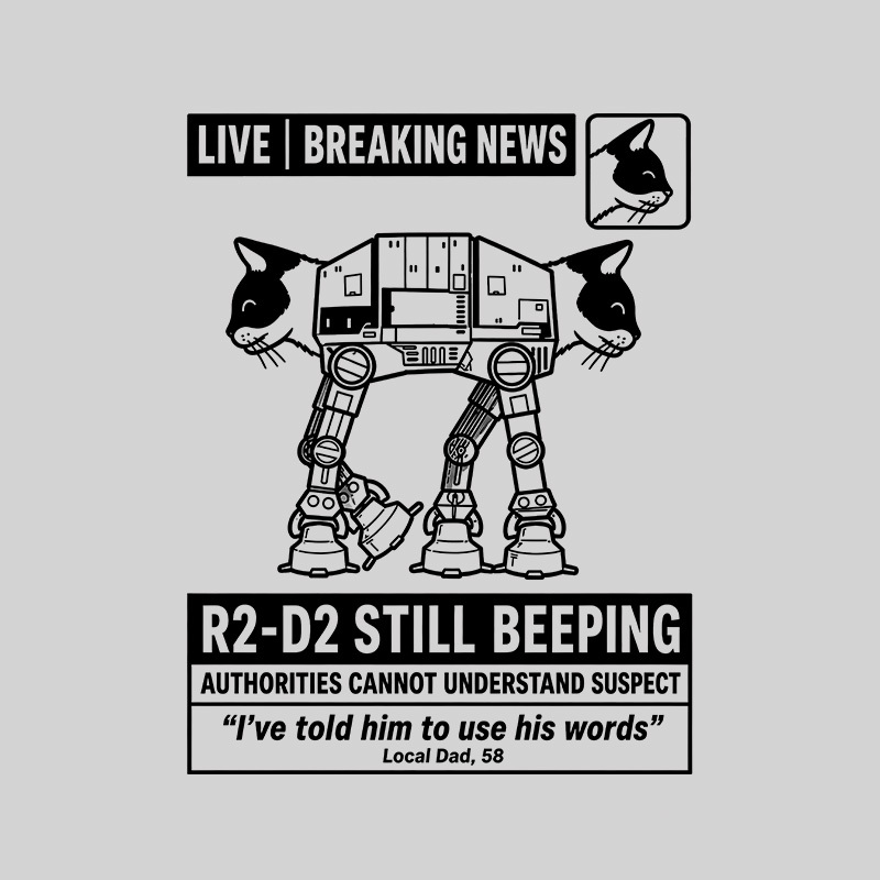 Cat Walker Still Beeping Geek T-Shirt