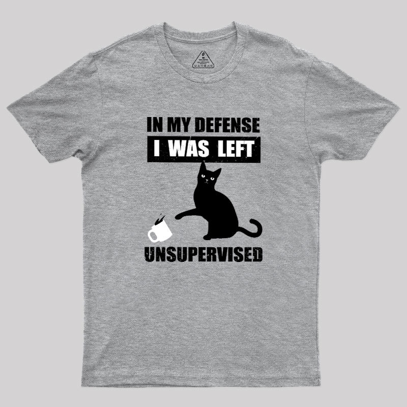 In My Defense I Was Left Geek T-Shirt