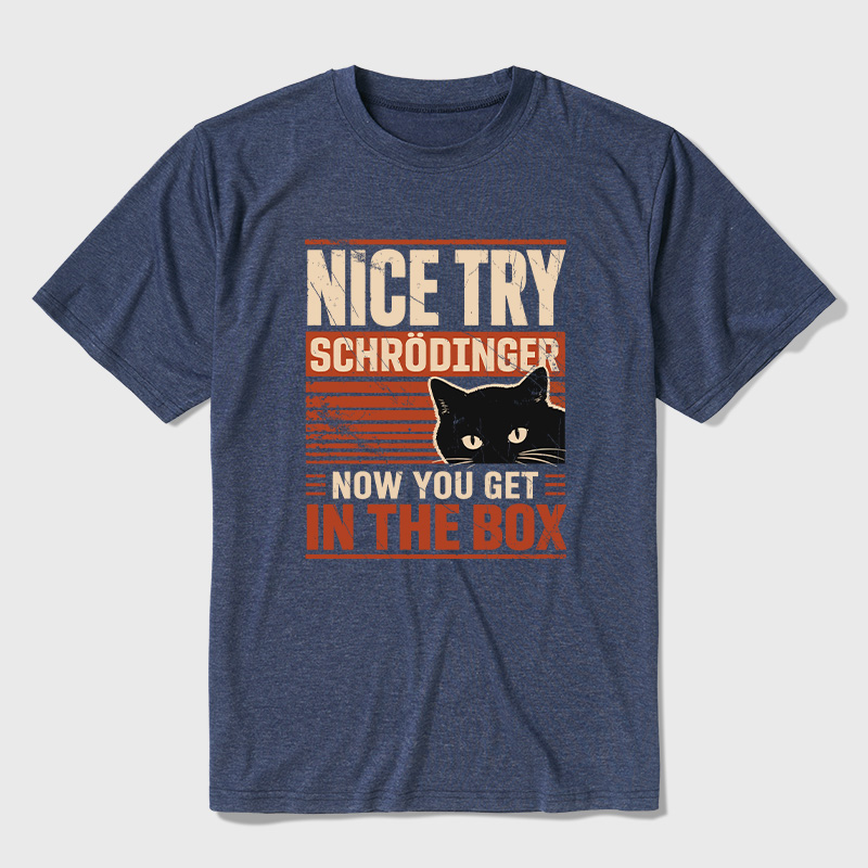 You Get Schrodinger's cat In The Box Ultra Soft Heather Tee