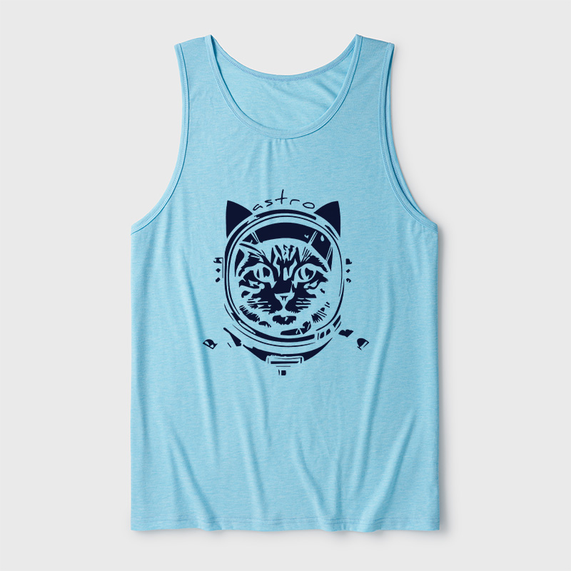 Astro Cat Ultra Soft Heather Tank