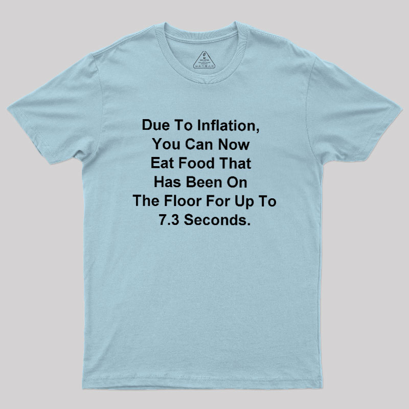 Due to Inflation Geek T-Shirt