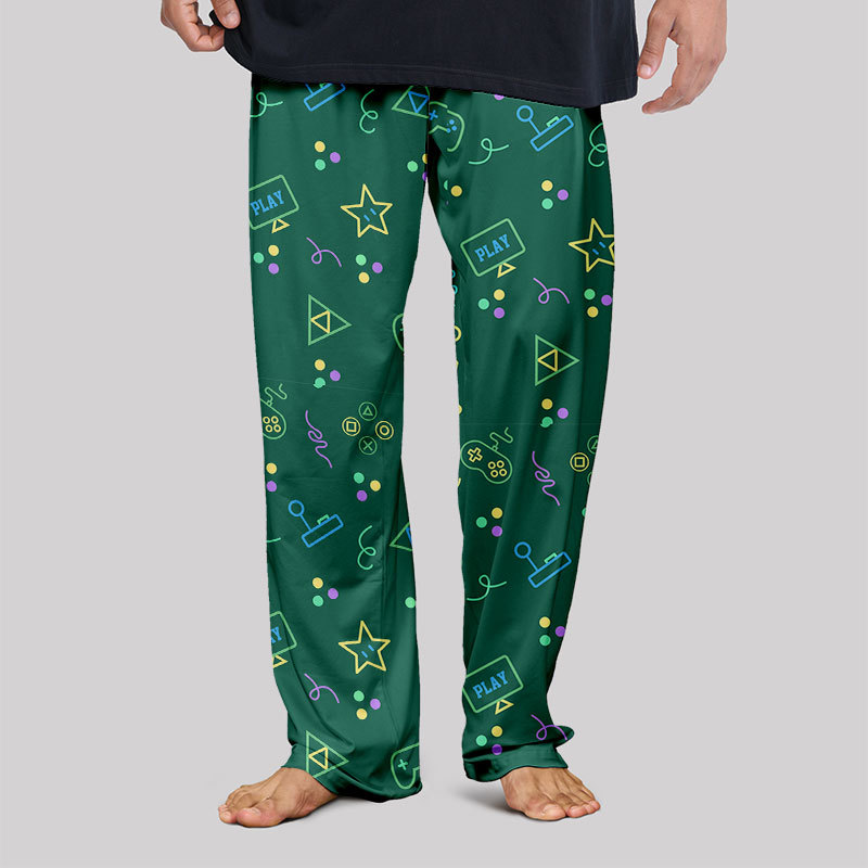 Game Icon Vintage Geek Loungewear Pants