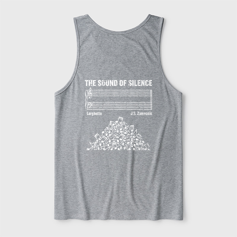The Sound Of Silence Music Sheets Ultra Soft Heather Tank