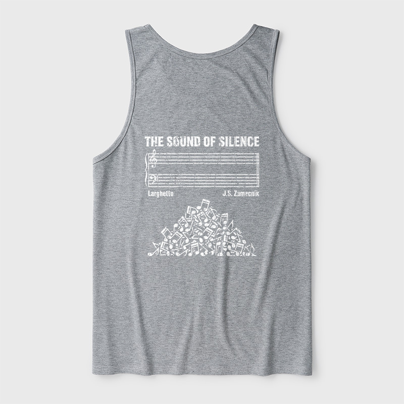 The Sound Of Silence Music Sheets Ultra Soft Heather Tank