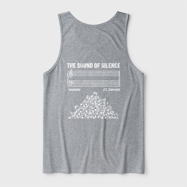 The Sound Of Silence Music Sheets Ultra Soft Heather Tank