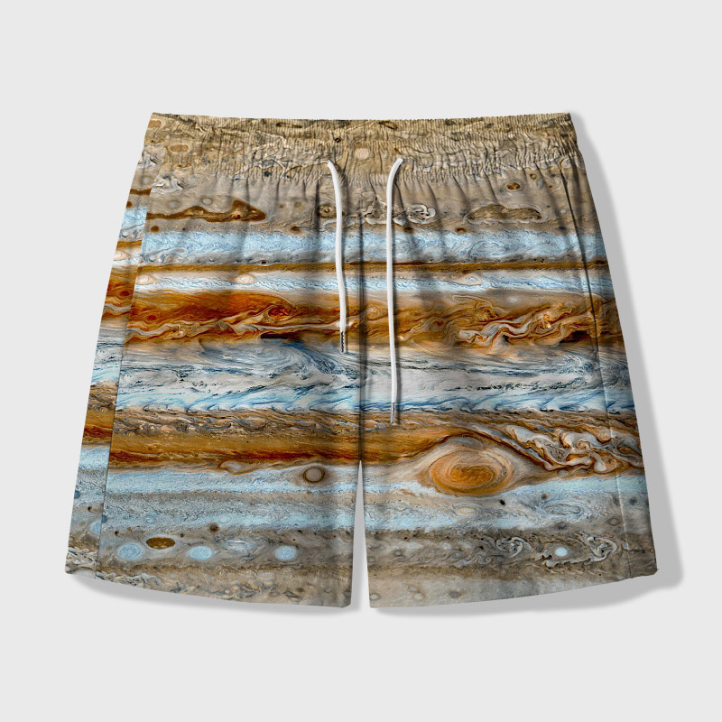 Jupiter Geek Hawaiian Swim Trunks