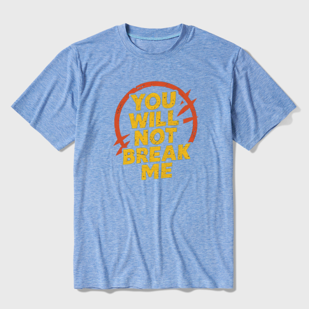 You Will Not Break Me Ultra Soft Heather Tees