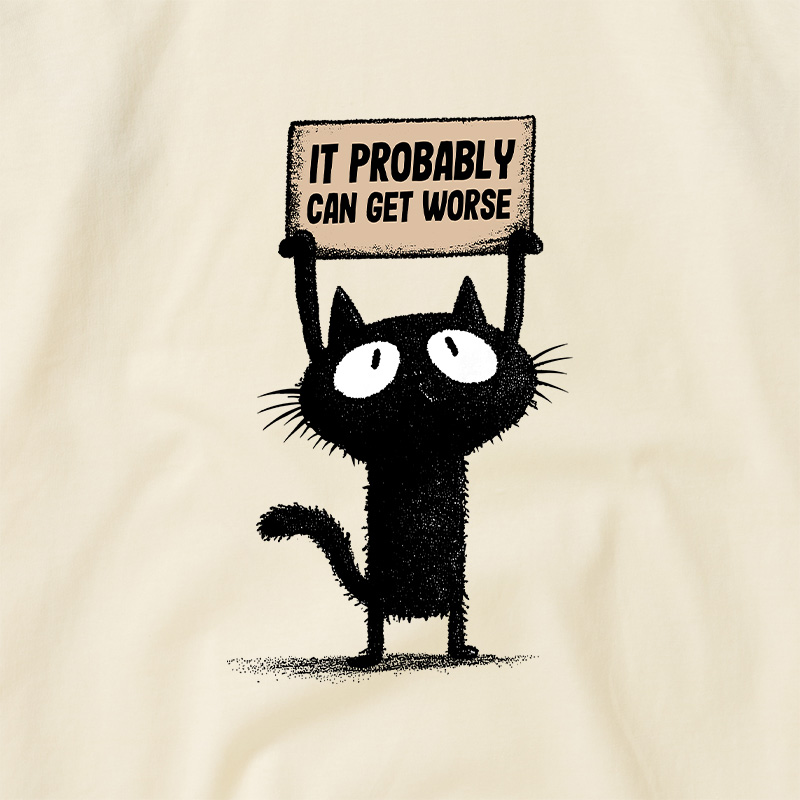 It Probably Can Get Worse Geek Retro Raglan T-Shirt