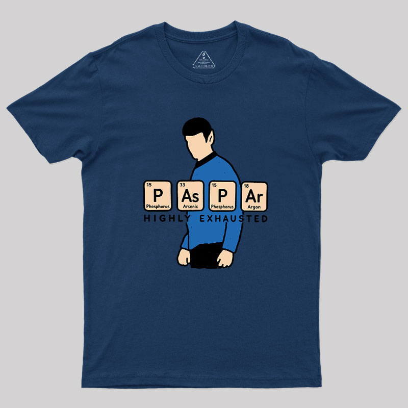 Exhausted Spock Geek T-Shirt