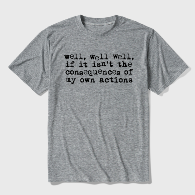 Consequences Ultra Soft Heather Tee
