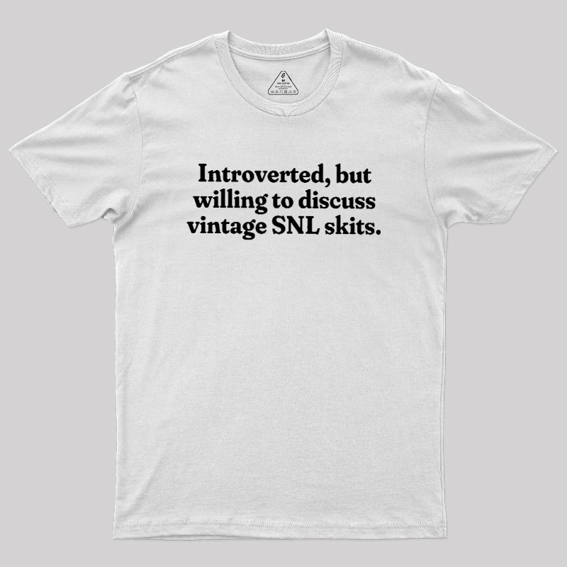 Selective Socializer Geek T-Shirt