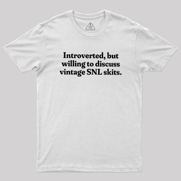 Selective Socializer Geek T-Shirt