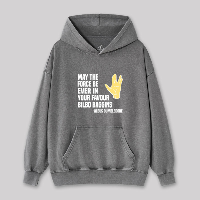 May In Your Favour Washed Hoodie