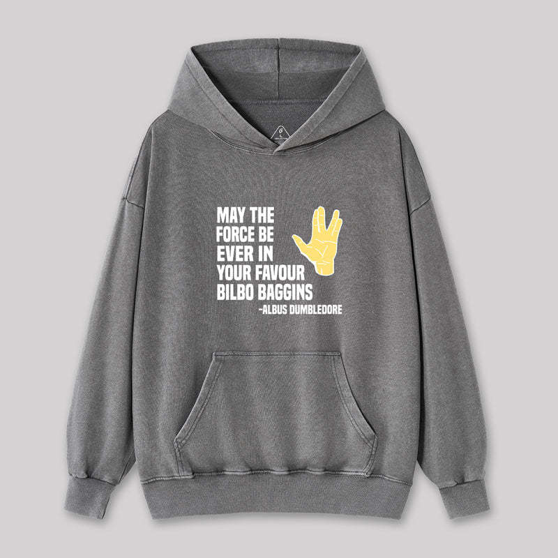 May In Your Favour Washed Hoodie