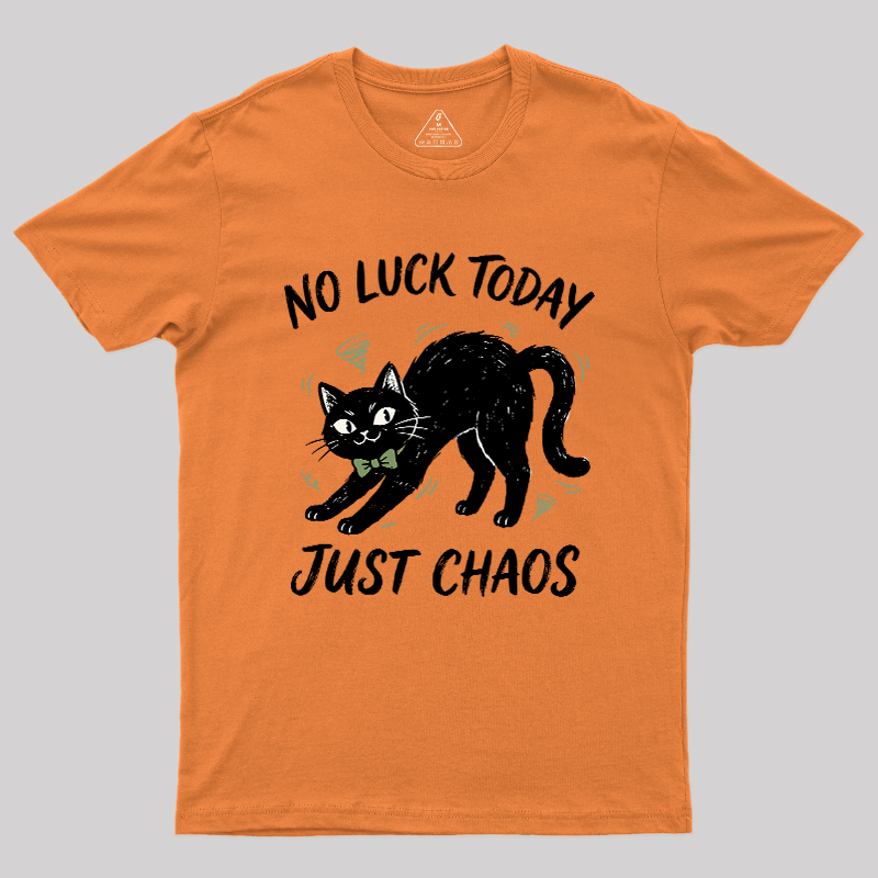 Just Chaos Cat Geek T-Shirt