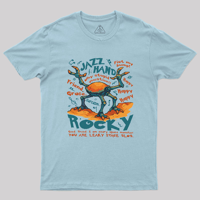 Rocky Jazz Hand Geek T-Shirt
