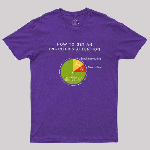 How To Get An Engineers Attention Geek T-Shirt