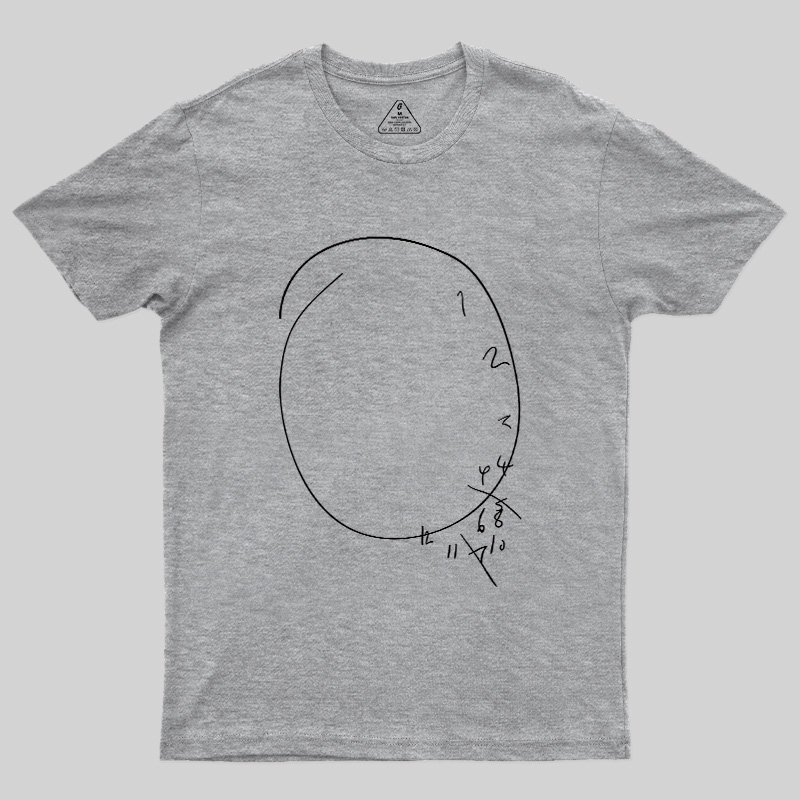 My Brain Can't Draw A Clock Geek T-Shirt