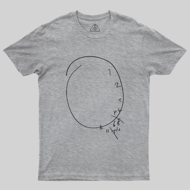 My Brain Can't Draw A Clock Geek T-Shirt