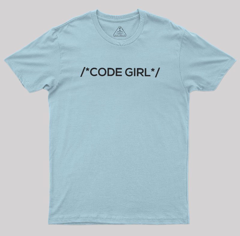 Coder Girl Programmer Geek T-Shirt