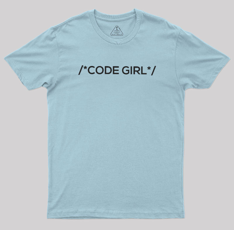 Coder Girl Programmer Geek T-Shirt