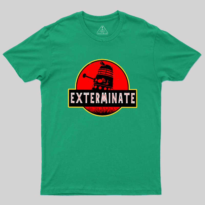 Darlek Exterminate Jurassic Park Dr Who Geek T-Shirt
