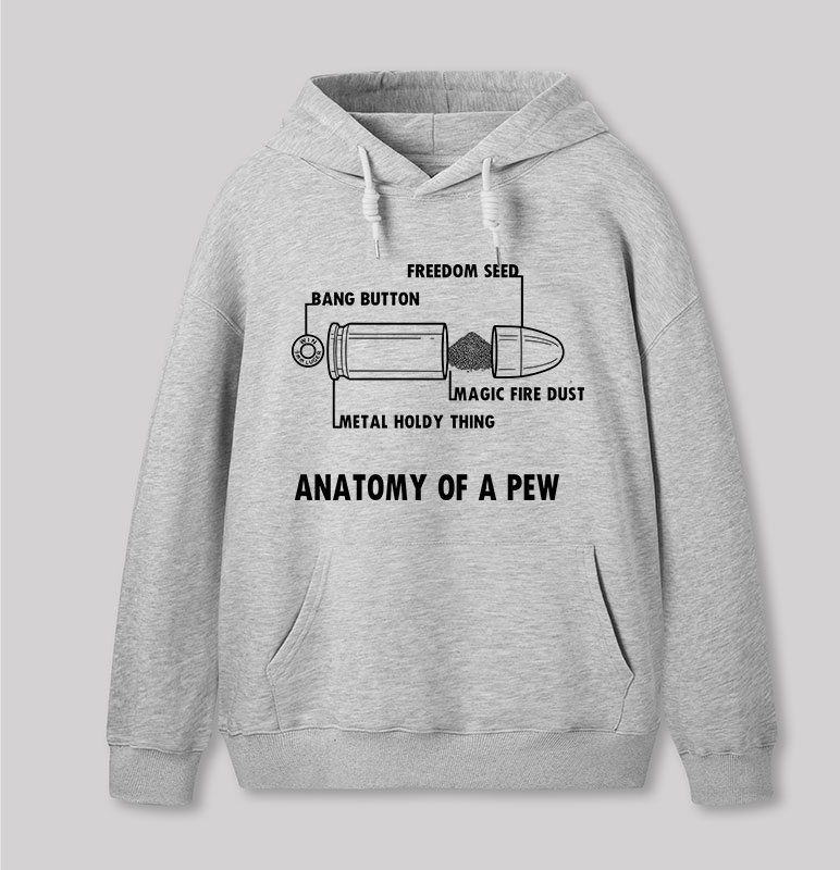 ANATOMY OF A PEW Geek Hoodie