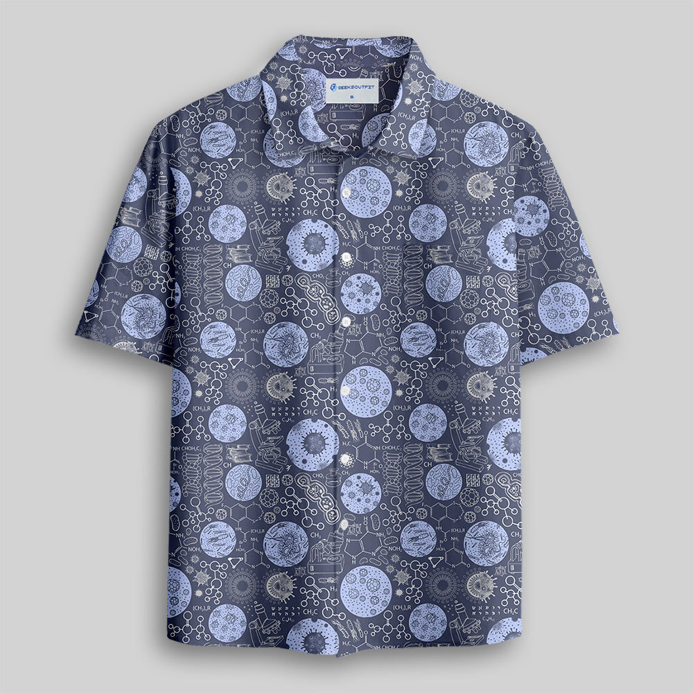 Microscopic Cosmos Button Up Pocket Shirt