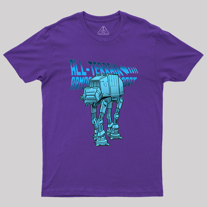 Mega Terrain Mecha Transport Geek T-Shirt