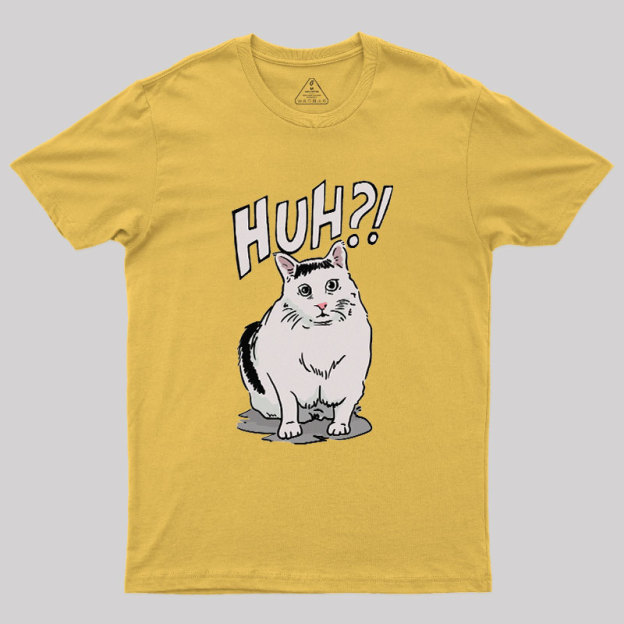 Huh Cat Geek T-Shirt