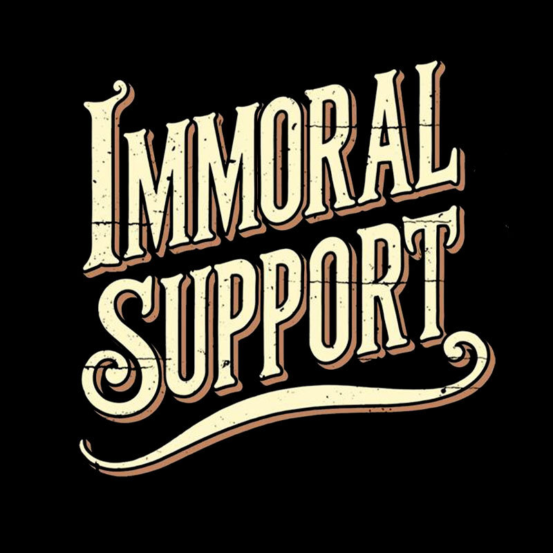 Immoral Support Friend Geek T-Shirt