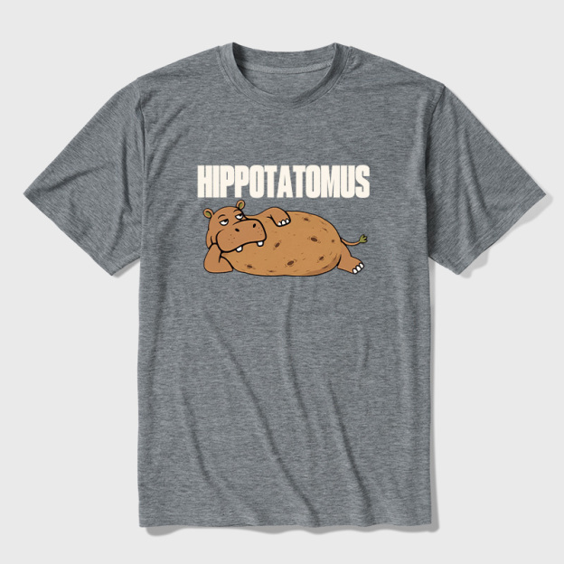 Hippotatomus Ultra Soft Heather Tee